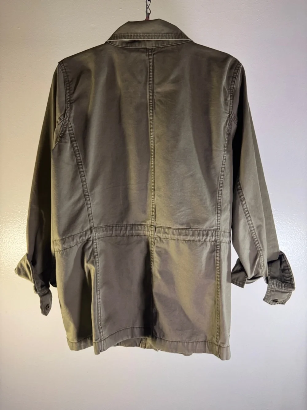 Madewell Olive Green Dispatch Utility Jacket Size M Field Coat C3394 - Picture 4 of 8